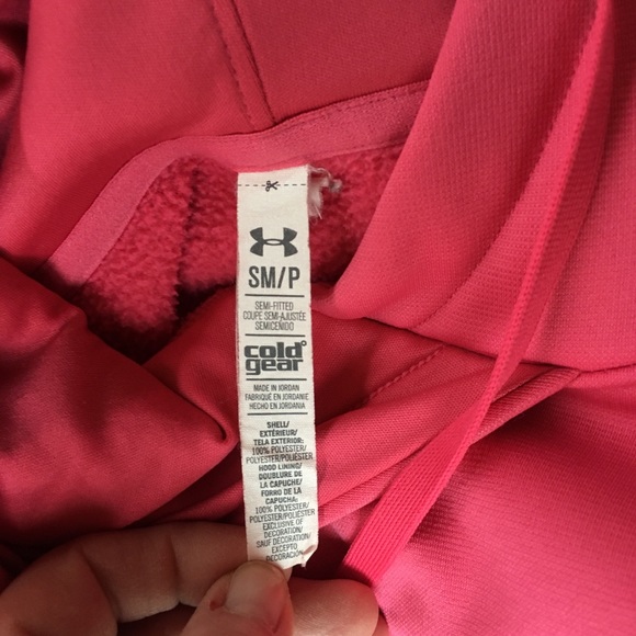 Under Armour 💞PINK💞 Hoodie Ladies Size Small - Picture 7 of 7